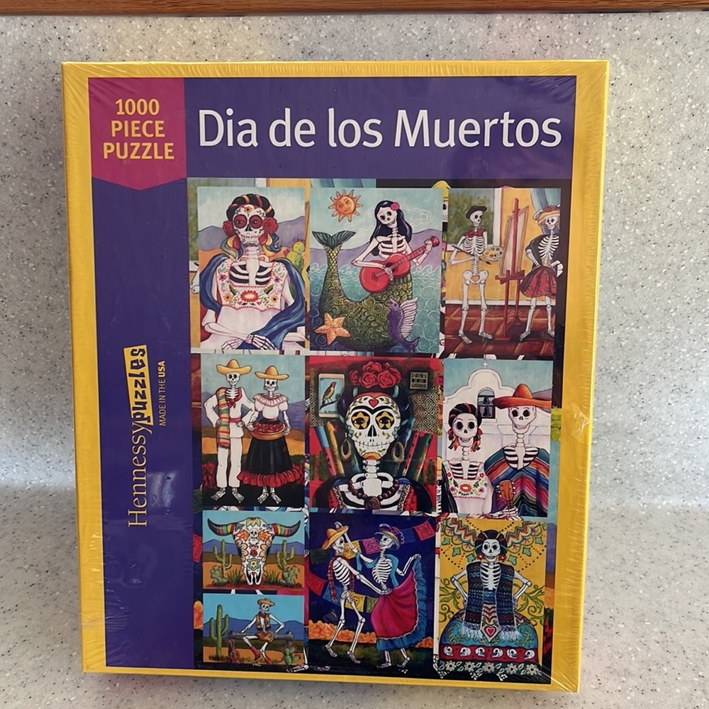 Dia de Los Muertos~Sealed Day of the Dead~1000 Piece Hennessy Jigsaw Puzzle~NIB
